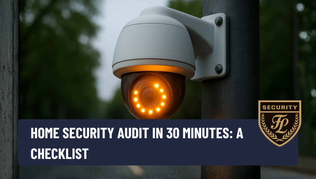 Home Security Audit in 30 Minutes: A Checklist Every Homeowner Should Follow